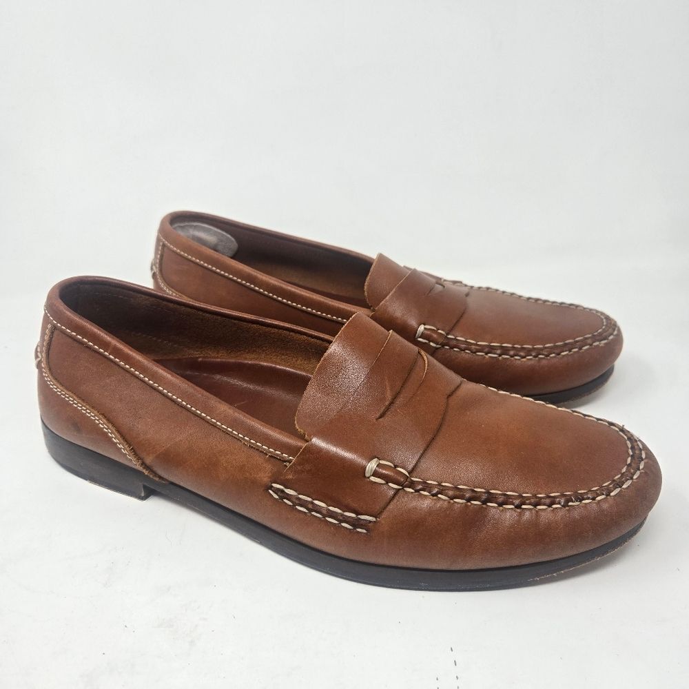 NATTY BEAU Men’s Penny Loafer Oxfords Leather Dress Shoes Sz 12 M‎